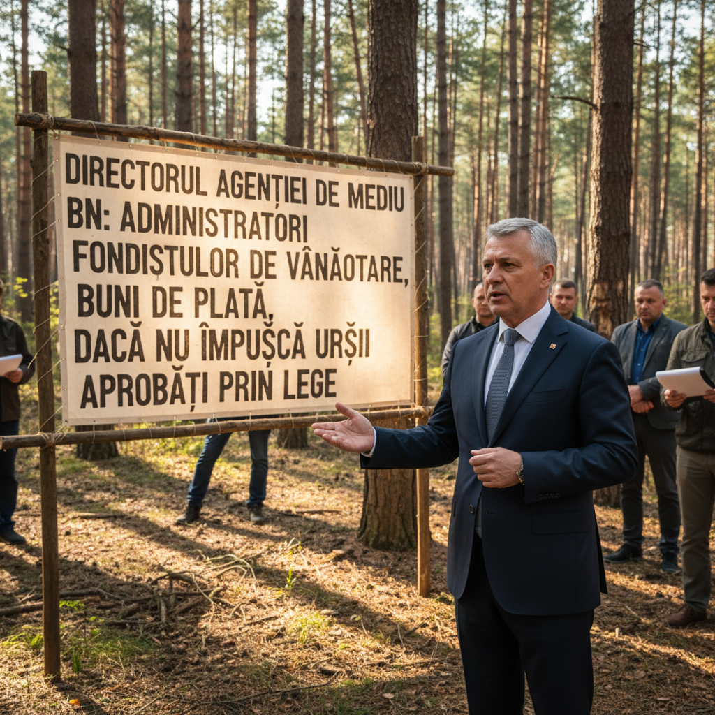 Administratorii fondurilor de vânătoare răspund dacă nu respectă cotele legale pentru împușcarea urșilor