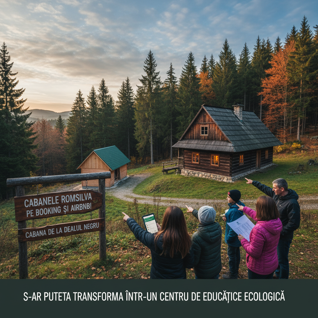 Cabana de la Dealul Negru, posibil centru de educație ecologică