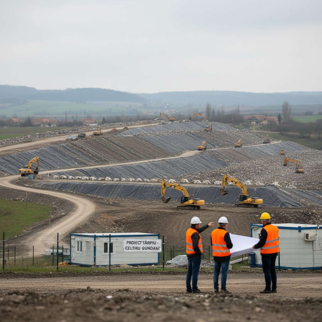Celula 3 pentru depozitarea gunoaielor de la Tărpiu, în curs de obținere a acordului de mediu