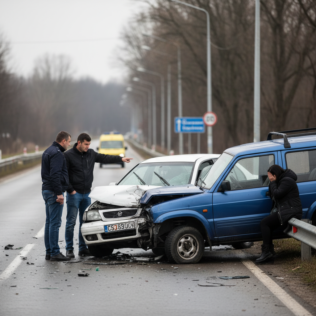 Dosar penal deschis după ce un șofer neatent a tăiat calea unui pieton