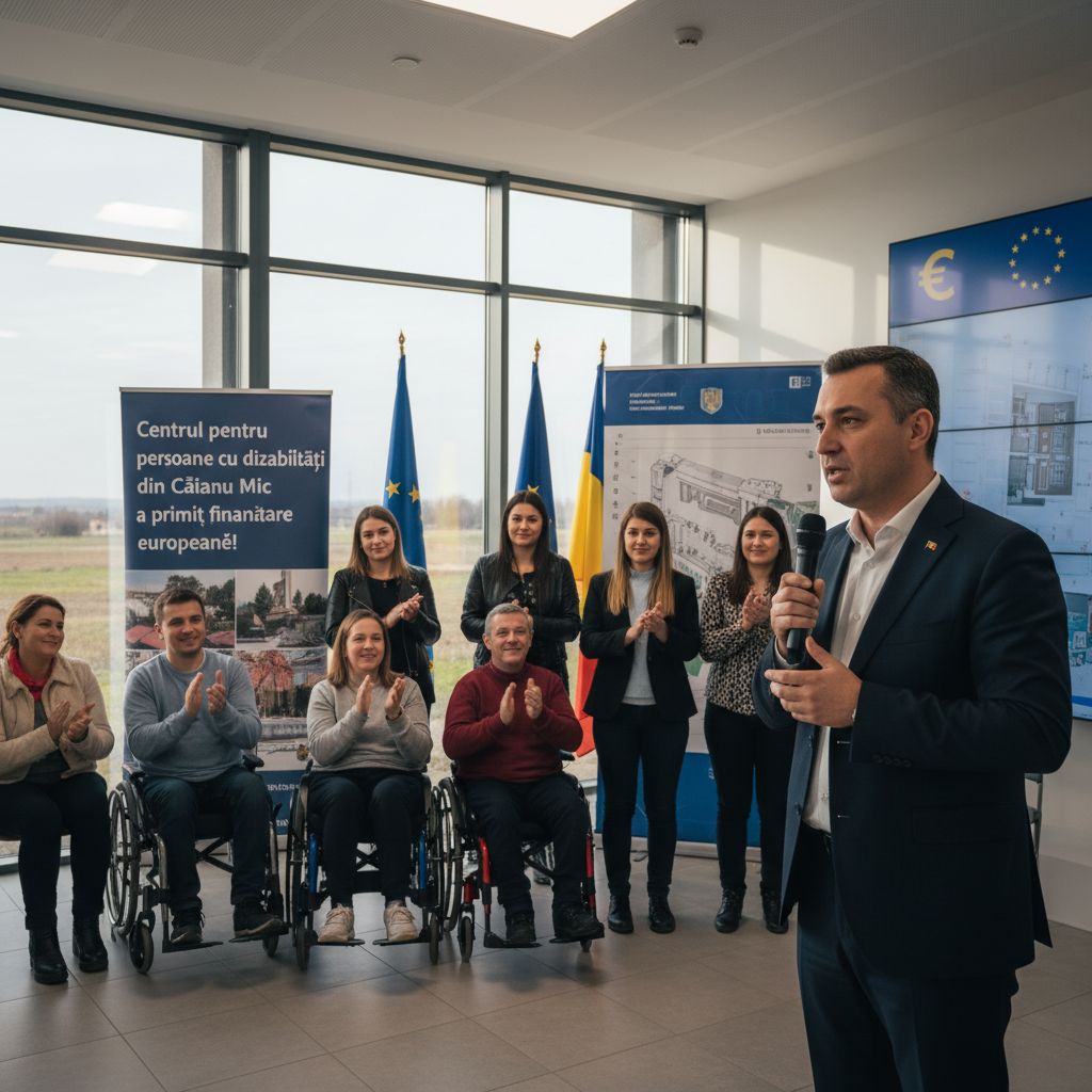 Finanțare europeană pentru Centrul destinat persoanelor cu dizabilități din Căianu Mic!