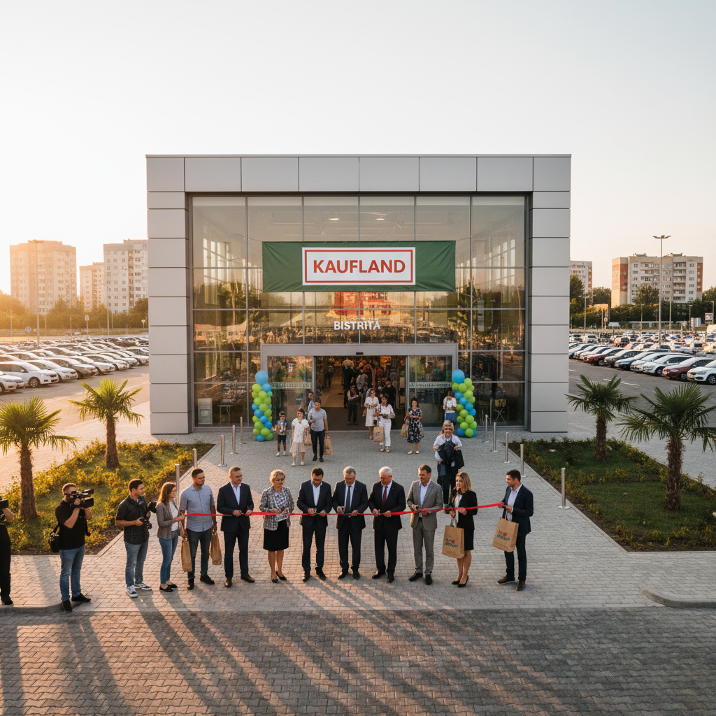 Kaufland își extinde prezența în Bistrița cu al treilea magazin nou deschis în municipiu