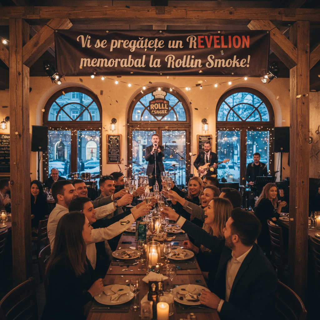 Pregătește-te pentru un Revelion memorabil la Rollin Smoke în acest an!