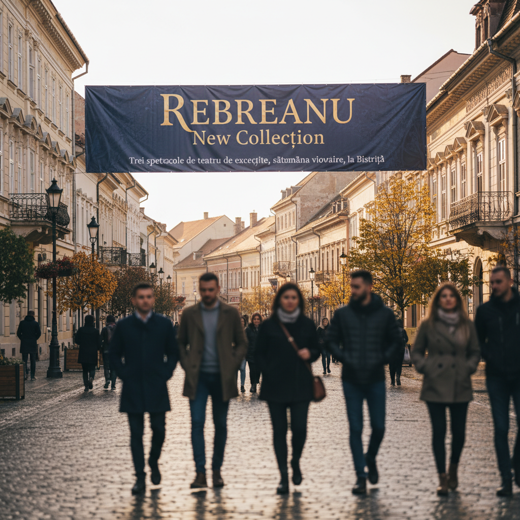 Trei spectacole de teatru excepționale săptămâna viitoare, la Bistrița